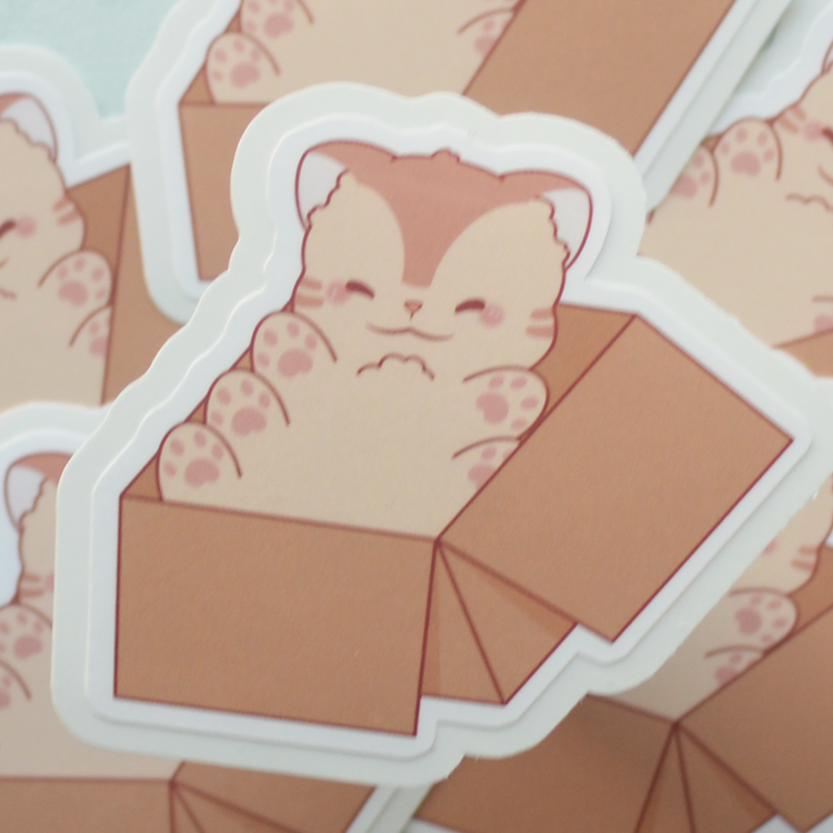 Catbus in a Box | Die Cut Sticker