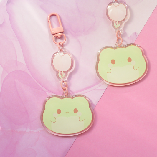 Froggo Tulip Acrylic Charm