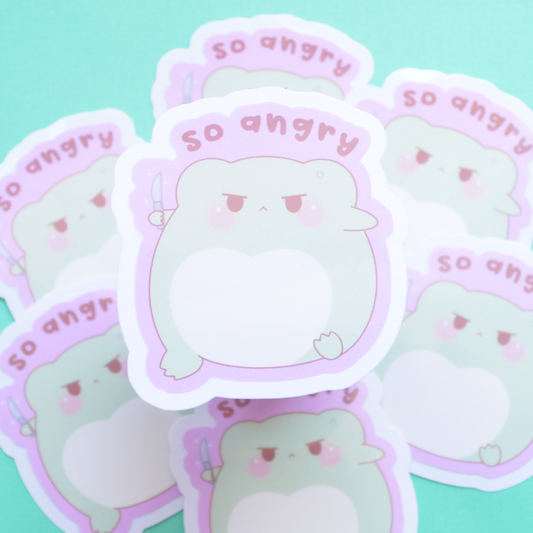 Owl and frog stickers #AA070 – TinyYume