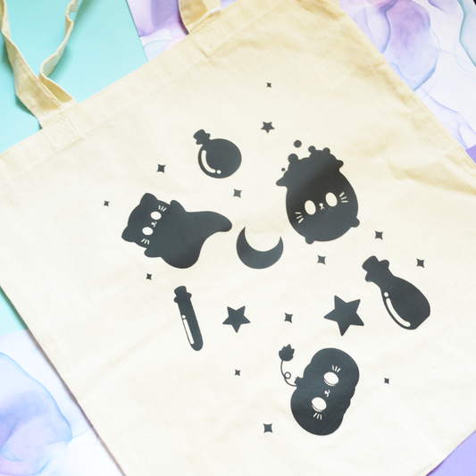 Spooky Cat Tote Bag